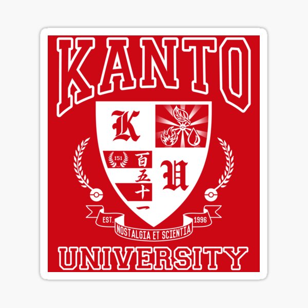 Sticker! Kanto University Sticker
