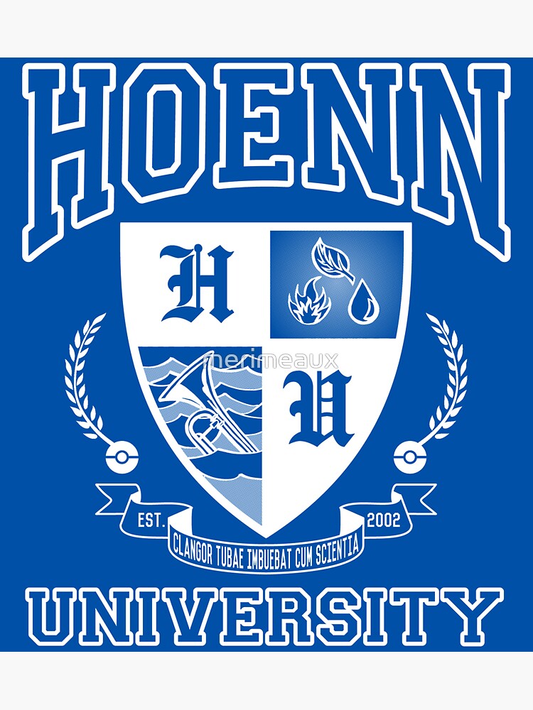 Sticker! Hoenn University by merimeaux
