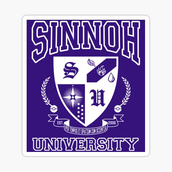 Sticker! Sinnoh University Sticker