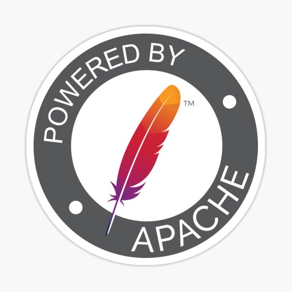 Powered By Apache Sticker