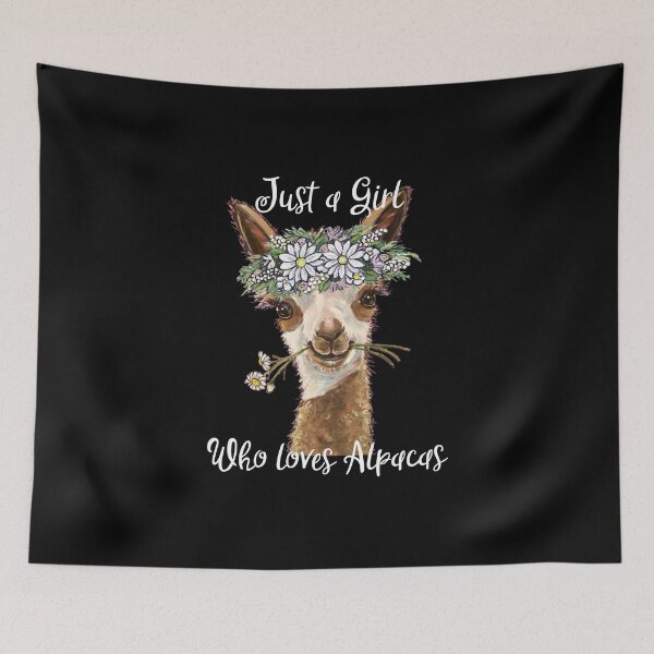 Item preview, Just a Girl Who Loves Alpacas Shirt, Just a Girl Who Loves Alpaca Gifts designed and sold by leekellerart.