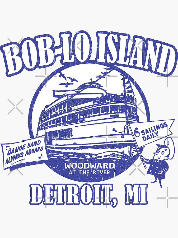 Detroit, Michigan - Boblo Island (Vintage Look)