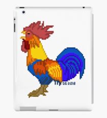 Pixel Art Rooster iPad Case/Skin