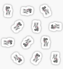 Mini Schnauzer Dog Pattern Sticker