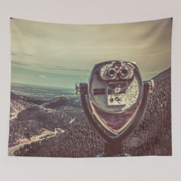 Item preview, Scenic Mountains - Lookout Binoculars at Pikes Peak Denver Colorado designed and sold by artcascadia.