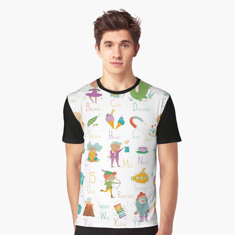 Vista previa del artículo con la obra «Camiseta gráfica», diseñado y vendido por beabgv.