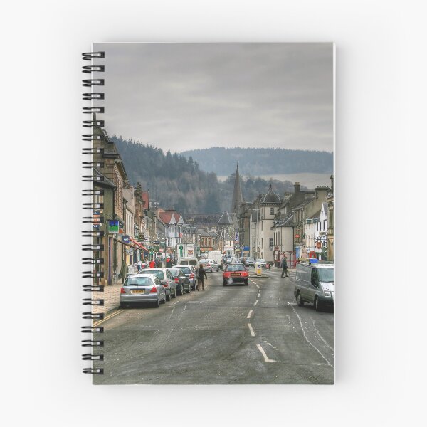 Item preview, Looking Along High Street, Peebles, Scotland designed and sold by ChristineJayne.