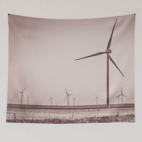 Item preview, Route 66 Road Trip - Windmills at the Midpoint Adrian Texas designed and sold by artcascadia.