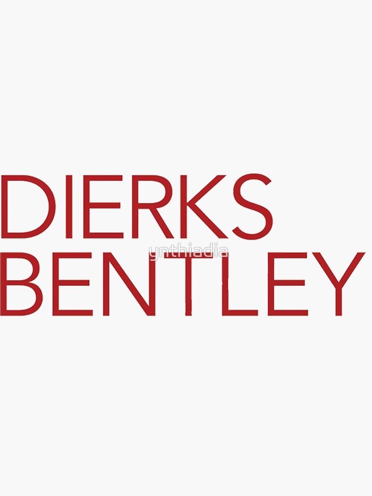 "DIERKS BENTLEY LOGO 2019 CANCAN" Sticker by ynthiadia