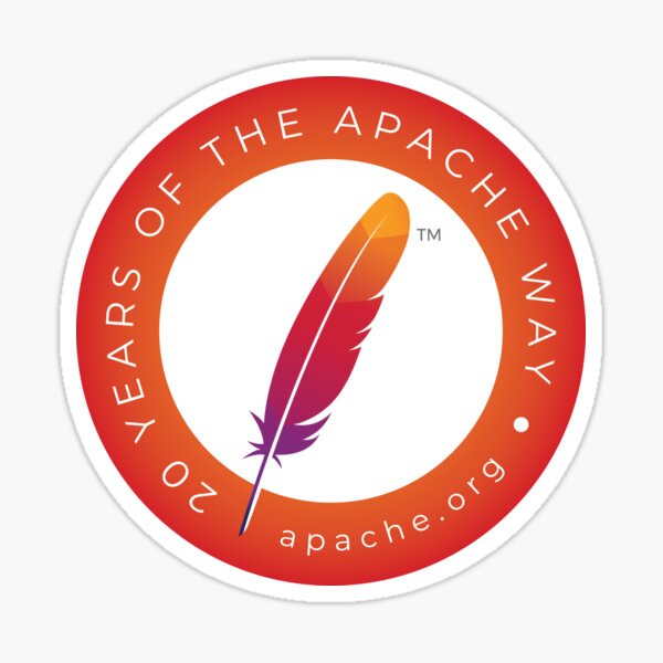 Apache 20th Anniversary Sticker