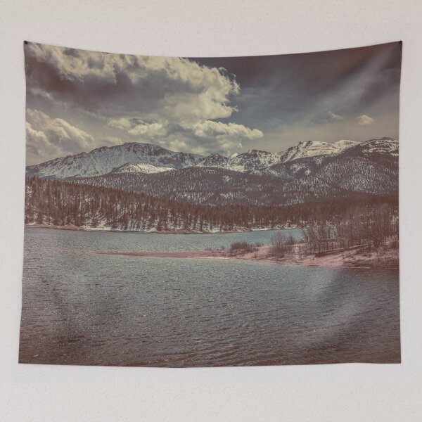 Item preview, Mountain Forest Lake Water - Pikes Peak Denver Colorado designed and sold by artcascadia.