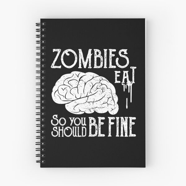 Item preview, Zombies Eat Brains Funny Brain Joke designed and sold by LarkDesigns.