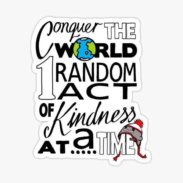 Kindness Stickers for Sale