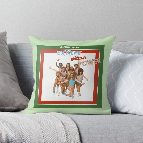 Extreme Pizza Power Throw Pillow