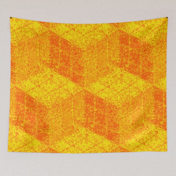 Item preview, Pointillist Fire Cubes designed and sold by weavernap.