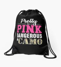 Pretty In Pink And Dangerous In Camo Turnbeutel