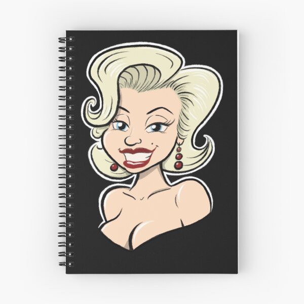 Artikelvorschau, Marilyn Cartoon entworfen und verkauft von Toonabilly.