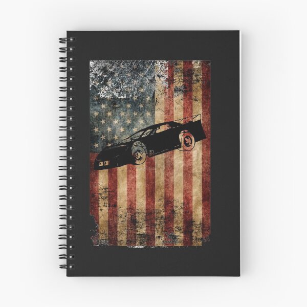 Item preview, Dirt Late Model American Flag Car Dirt Track Racing designed and sold by Ginger217.