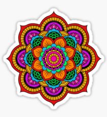 Colourful Indian Mandala Sticker