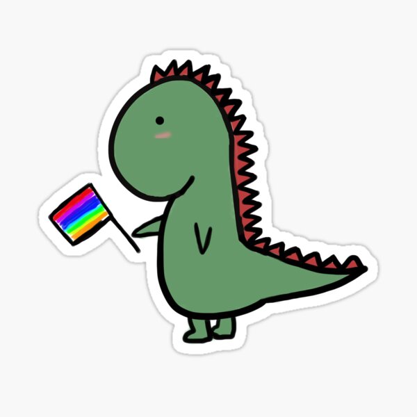 Pride Dinosaur Sticker