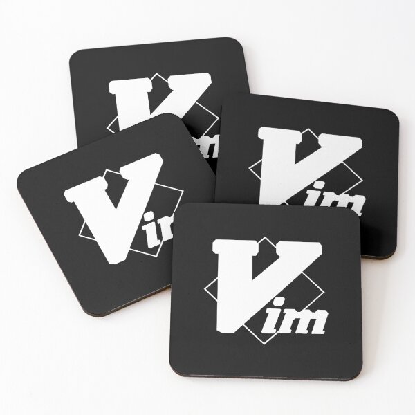 Item preview, Minimalistic Vim Logo: White designed and sold by hellkni9ht.