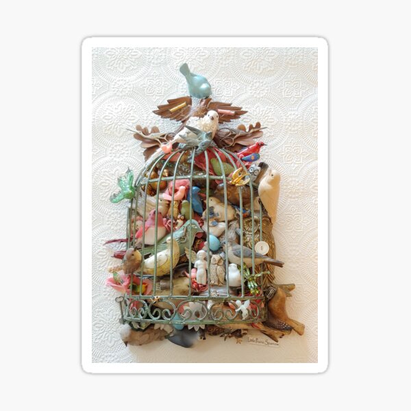 A Bird Cage Full Sticker
