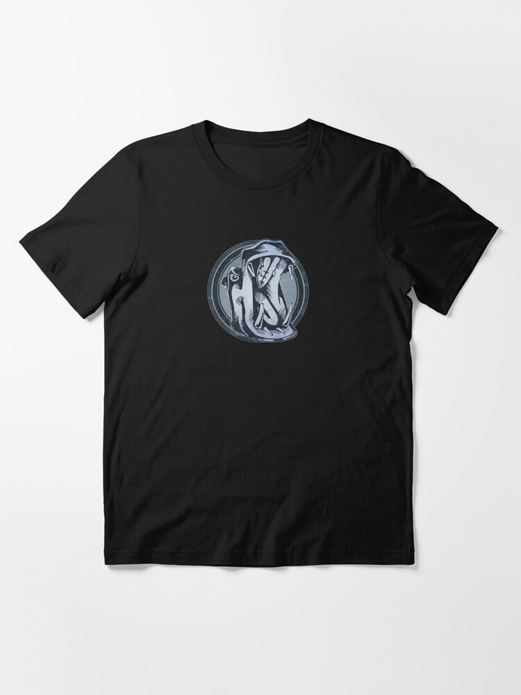 Alternate view of Wild Hippo Grunge Animal Essential T-Shirt