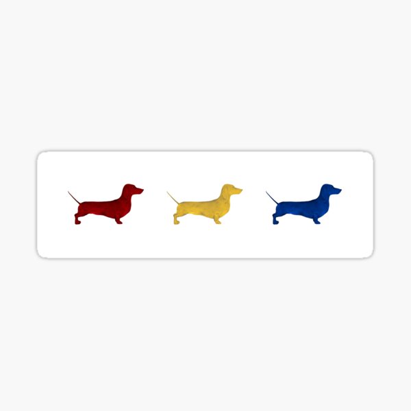 Vista previa del artículo con la obra «DACHSUND ART», diseñado y vendido por Alli Well.