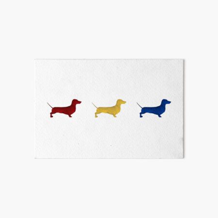Vista previa del artículo con la obra «DACHSUND ART», diseñado y vendido por Alli Well.