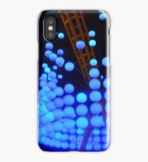 Blue Bubble Lights iPhone Case