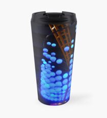 Blue Bubble Lights Travel Mug