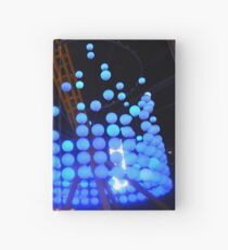 Blue Bubble Lights Hardcover Journal