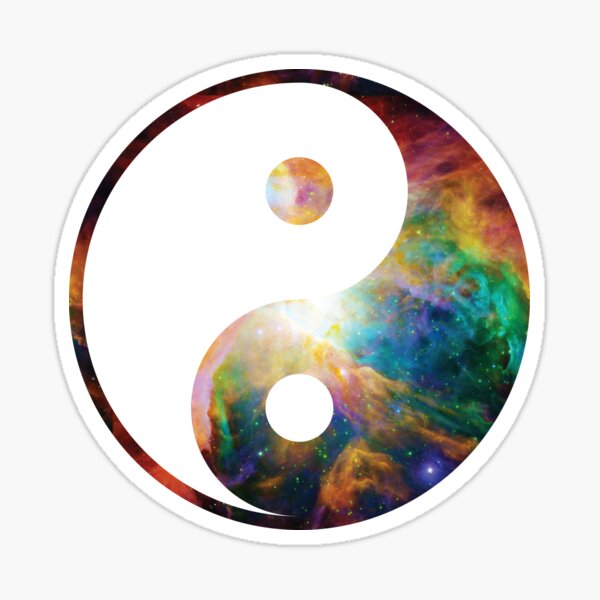 Heart of Orion | Yin and Yang Symbol Sticker