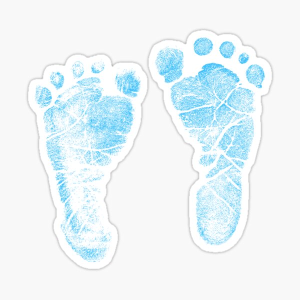 Item preview, Blue Baby Footprints. Adorable Baby Feet Perfect For New Baby Boy designed and sold by Digital Eclectica.