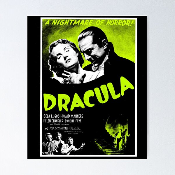 Item preview, Dracula Lugosi Horror Movie Poster Vampire designed and sold by AlteregoShop.