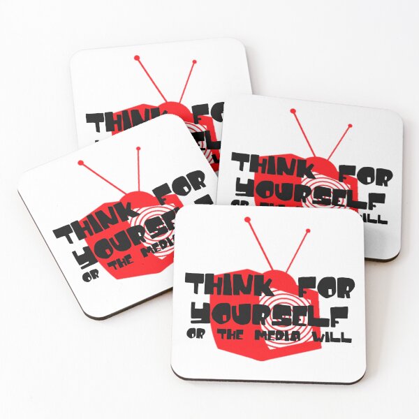 Media Hypnosis Coasters (Set of 4)