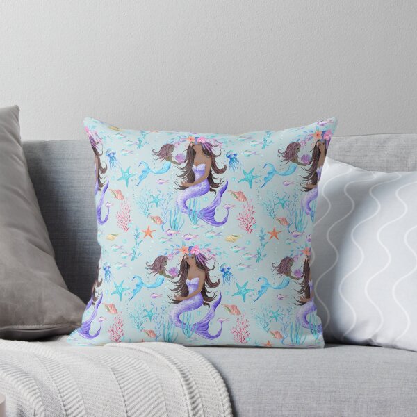 Item preview, Blue, and Purple Mermaid Pattern designed and sold by BrittneyDesigns.
