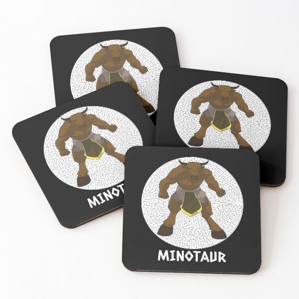 Item preview, Minotaur in front of maze for people who love Greek mythology. designed and sold by Gold Wings Tees.