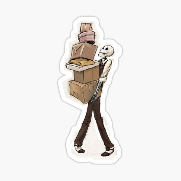 Lift with Your Backbone Sticker