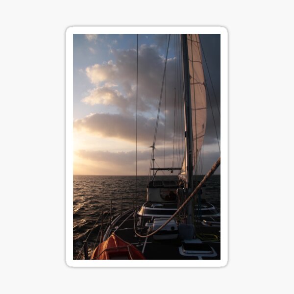 Capricorn Sunset. Sticker