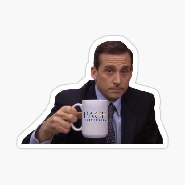 pace university the office michael scott Sticker