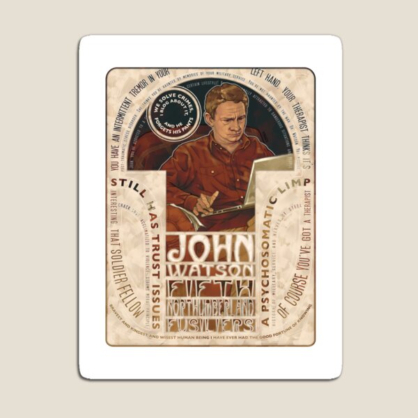 John Watson Art Nouveau Magnet