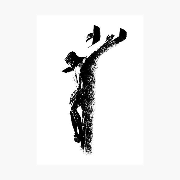 Jesus Christ on the Cross-Crucifixion-Christian-Faith Photographic Print