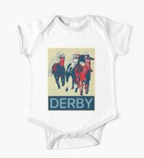 Kentucky Derby Baby Body Kurzarm