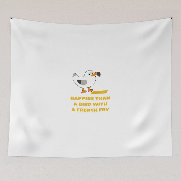 Item preview, happier Than A Bird With A French Fry designed and sold by KoolMoDee.