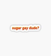 sugar gay dude??? Sticker