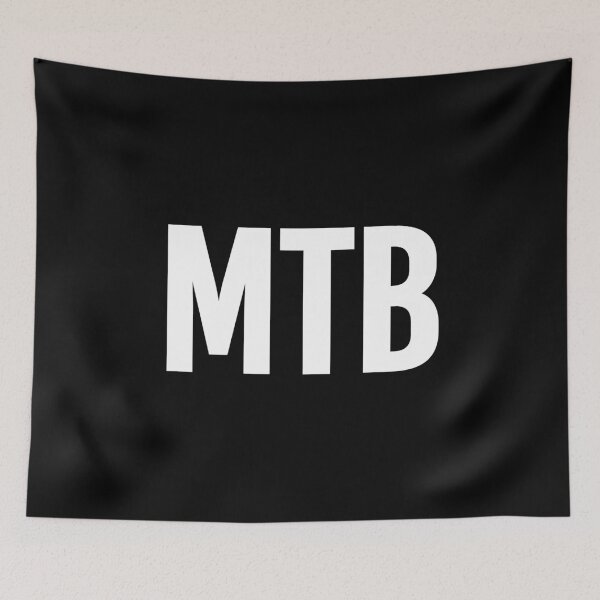 Item preview, MTB Large Text MTB Bike Bicycling Cyclist Ride designed and sold by KNUXX Shop.