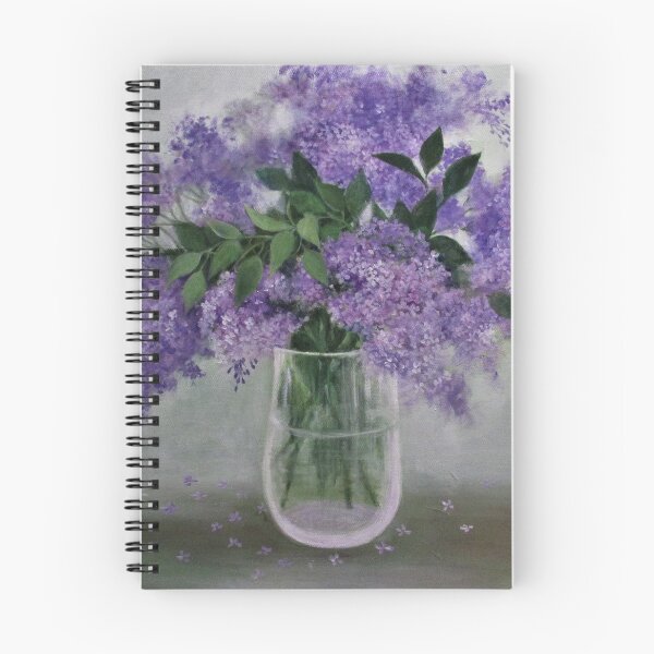 Item preview, A Vase of Lilacs designed and sold by Dian Bernardo.