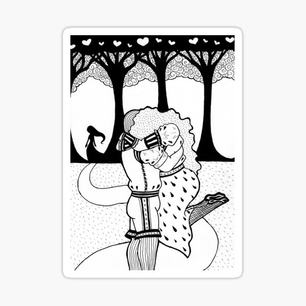 The Lovers Sticker