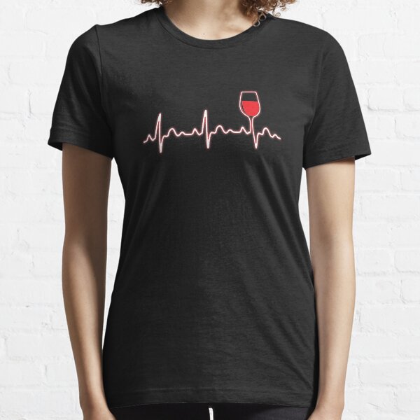 Heartbeat wine gift Essential T-Shirt